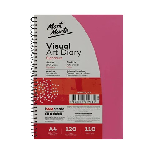 MONT MARTE VISUAL ART DIARY Coloured Cover A4(2)